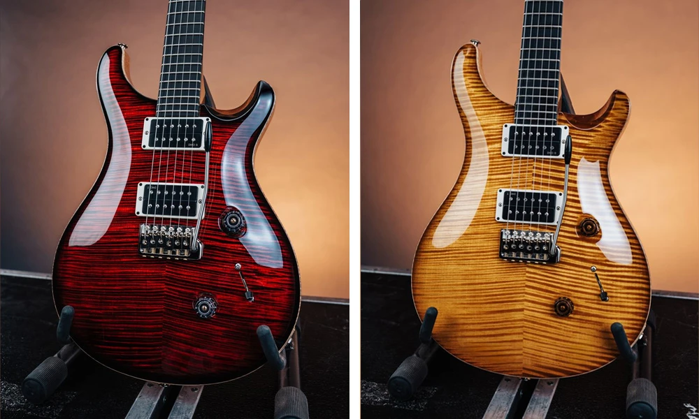 PRS Custom 24 Artist Grade figurált juhar fedlap